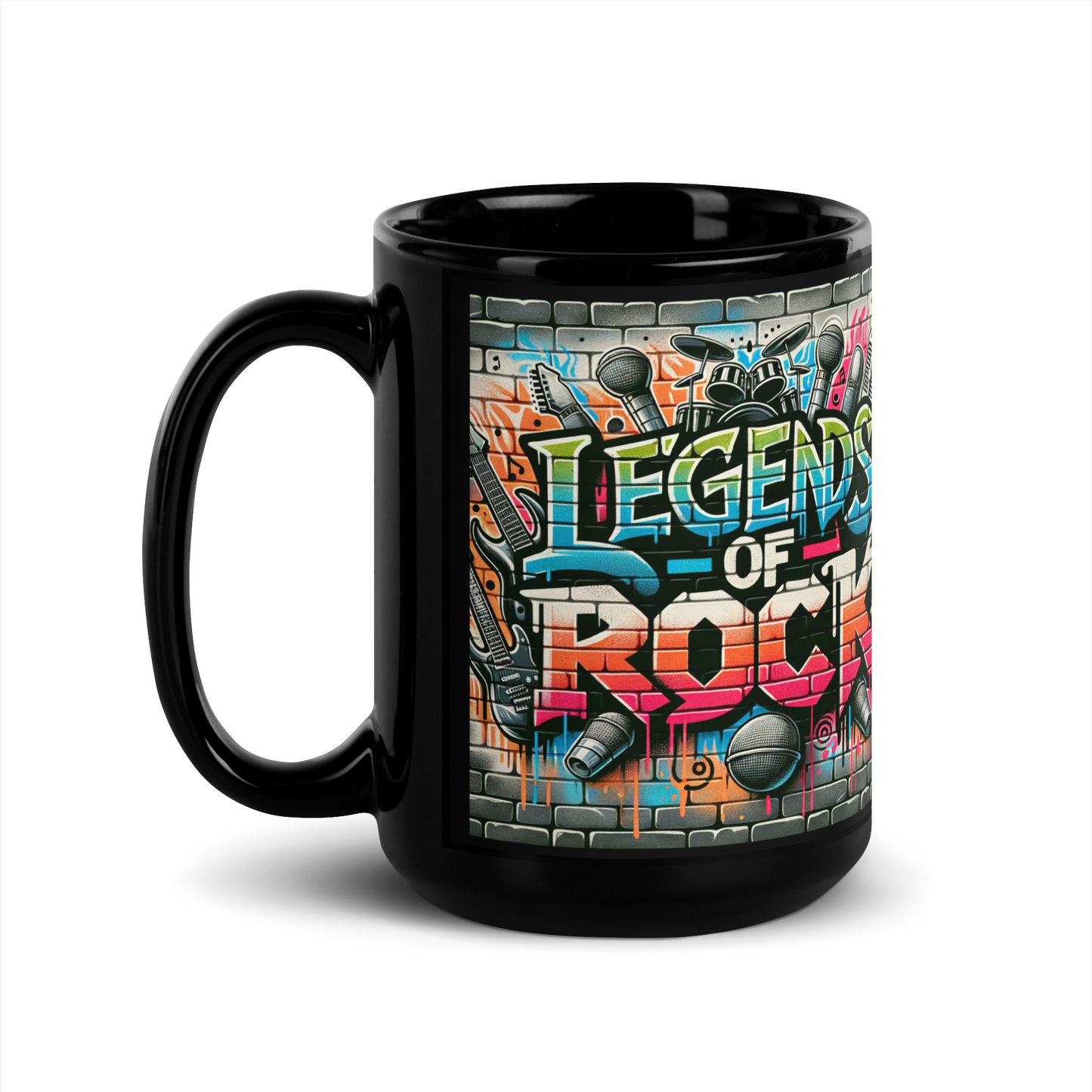 Black Glossy Mug