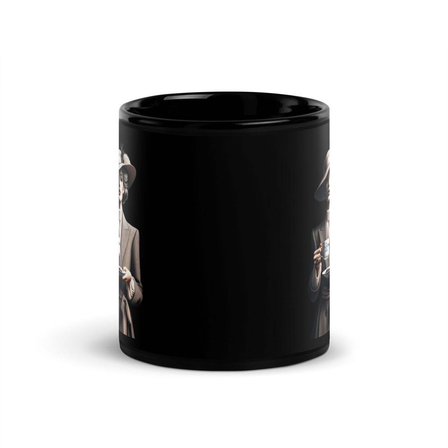 Black Glossy Mug