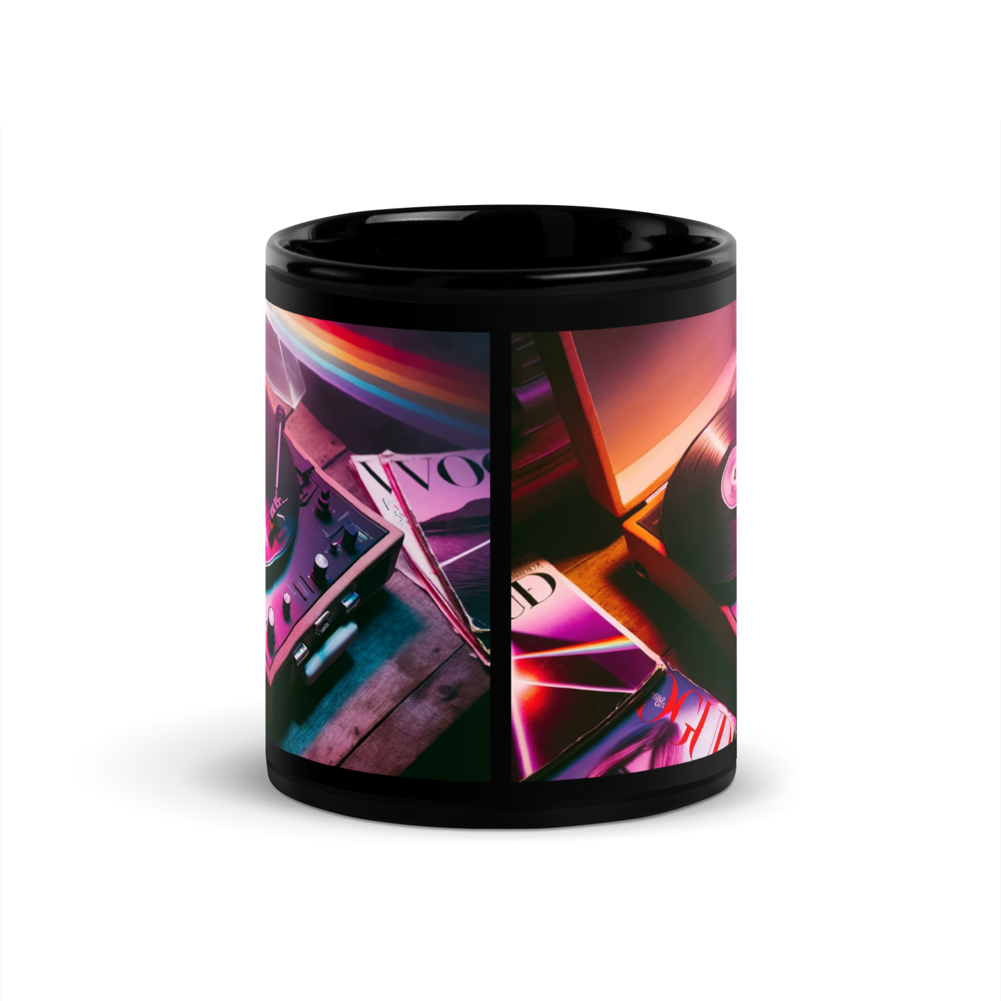 Black Glossy Mug