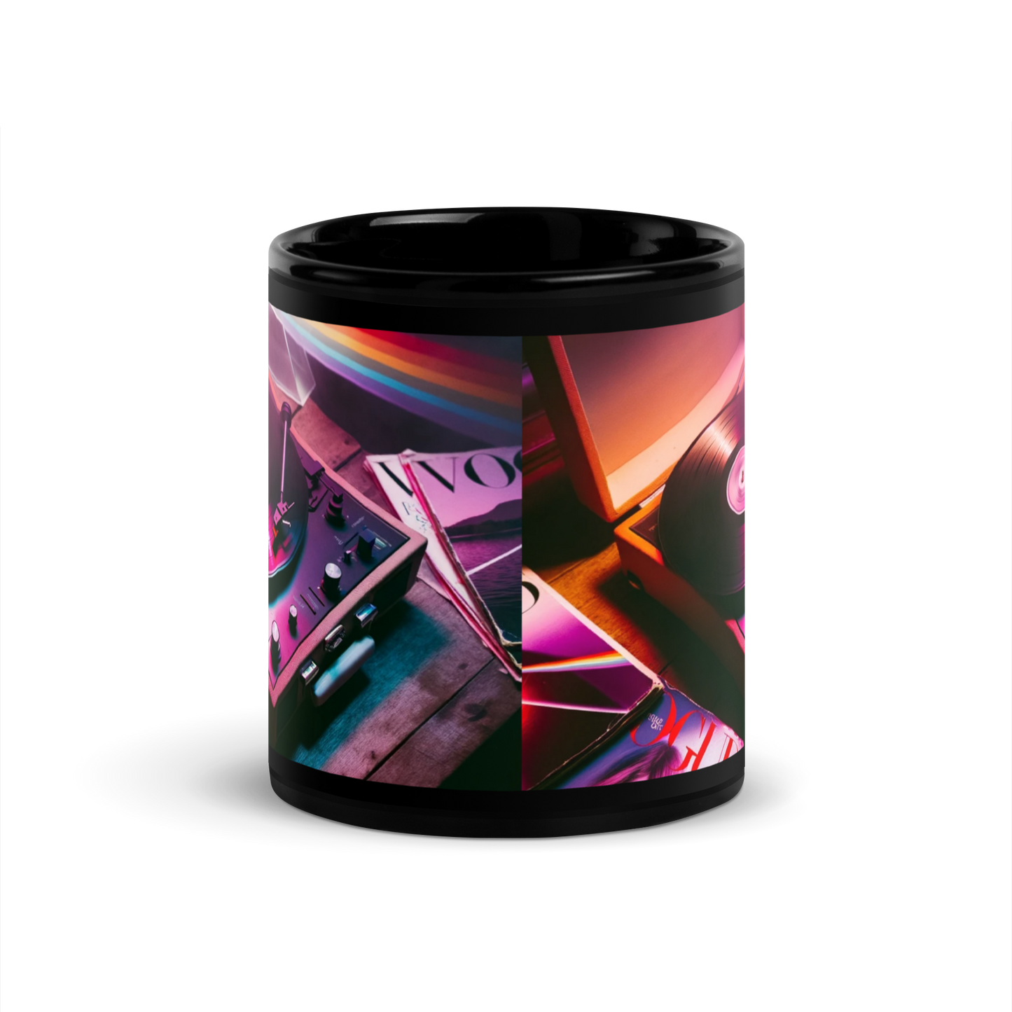 Black Glossy Mug