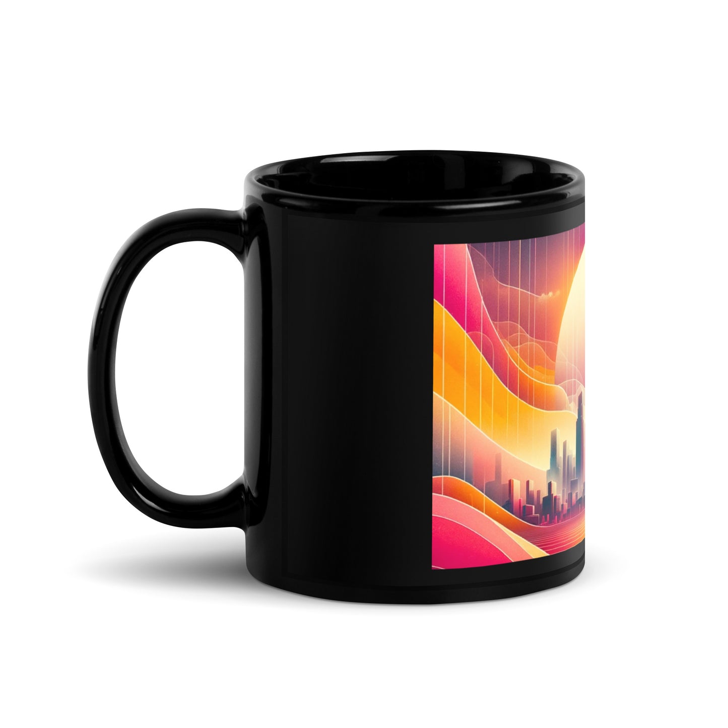 Black Glossy Mug