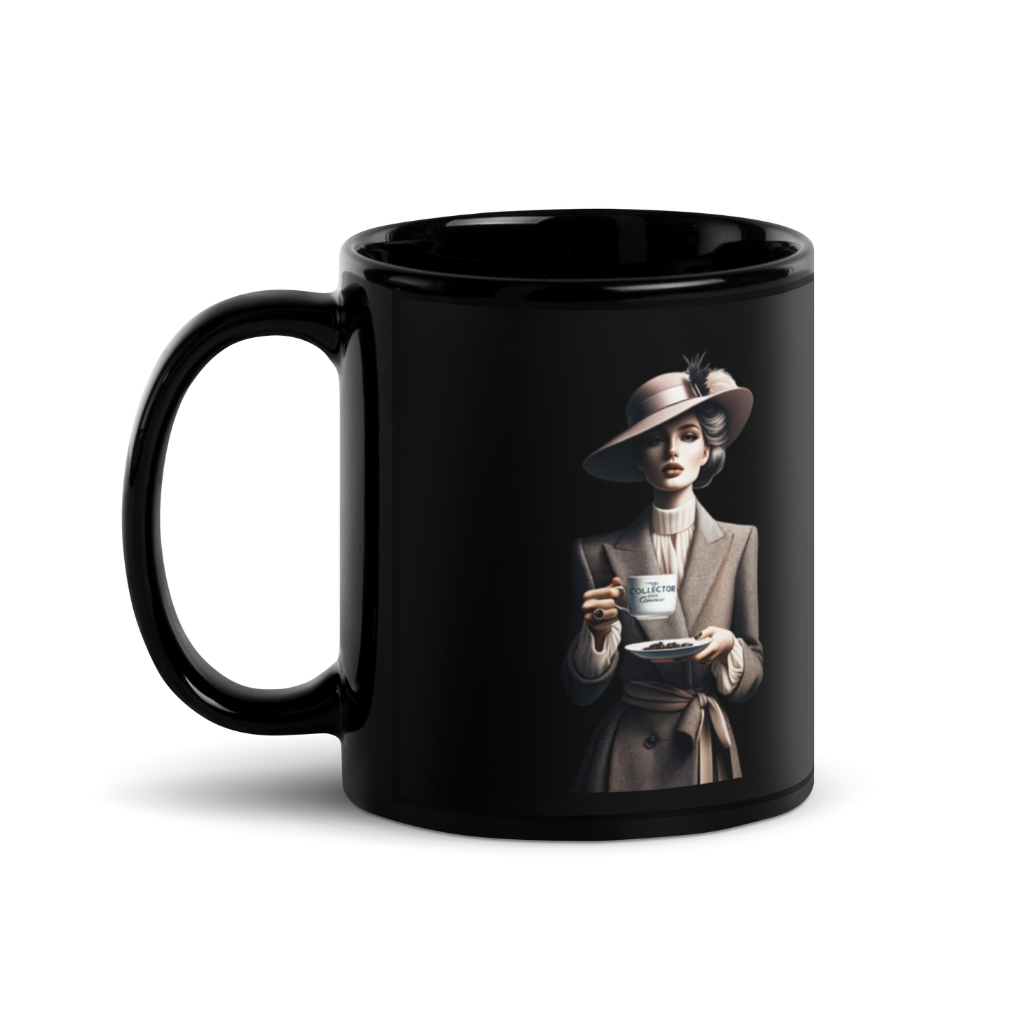 Black Glossy Mug