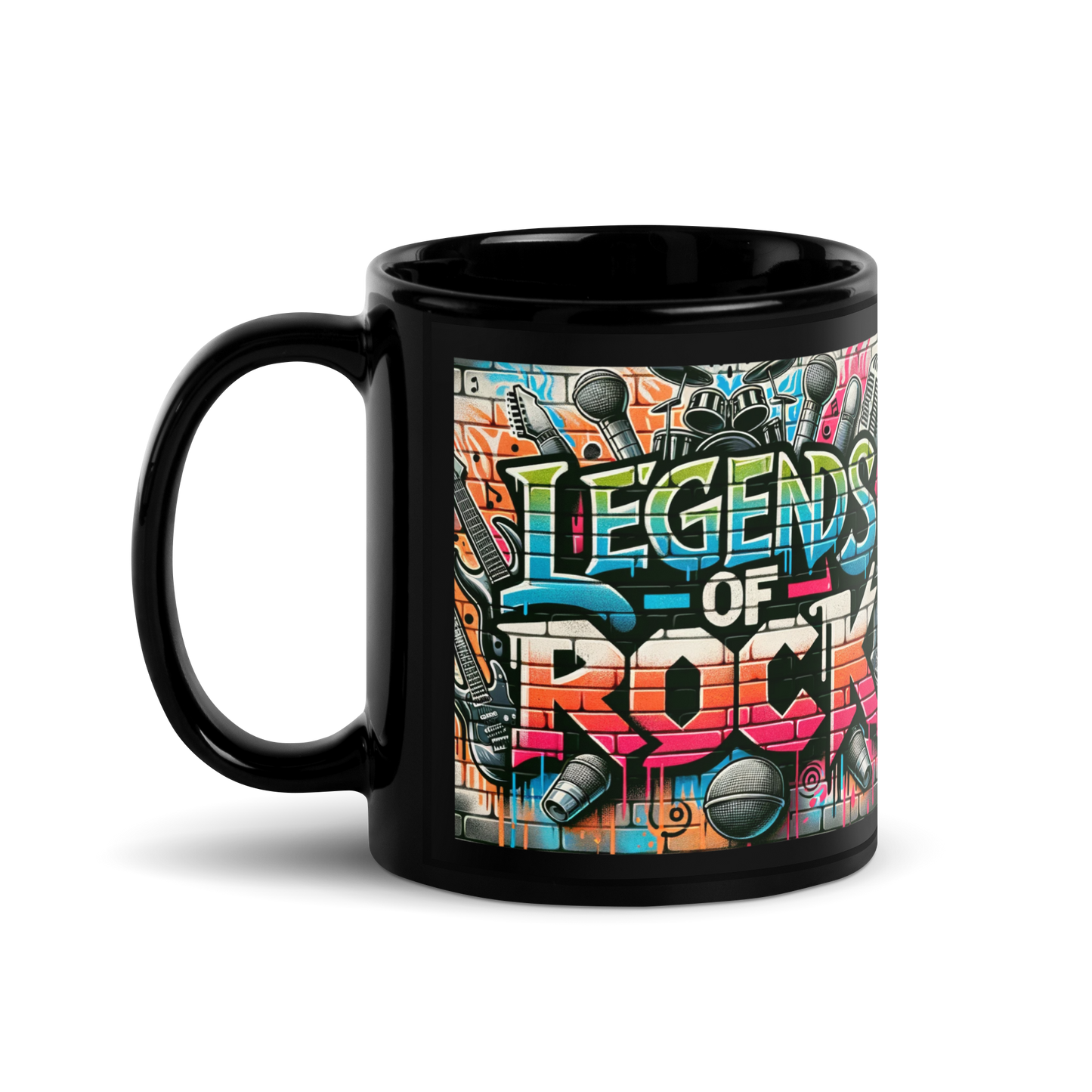 Black Glossy Mug