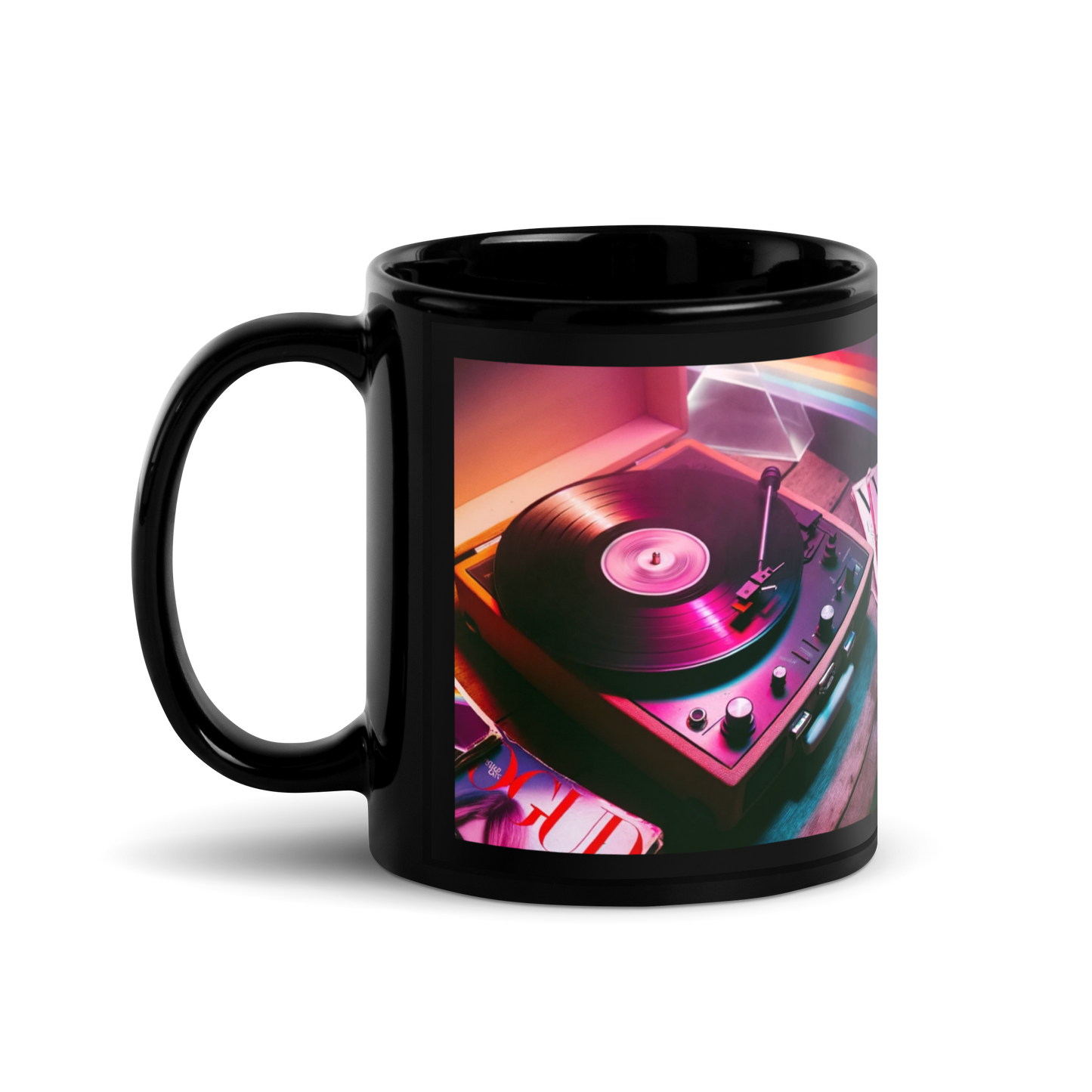 Black Glossy Mug