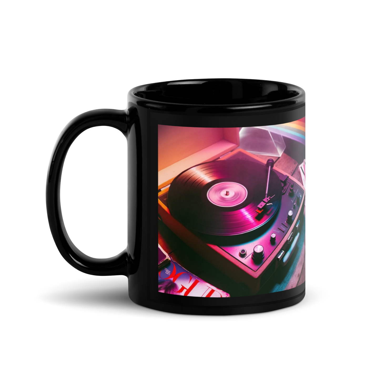 Black Glossy Mug