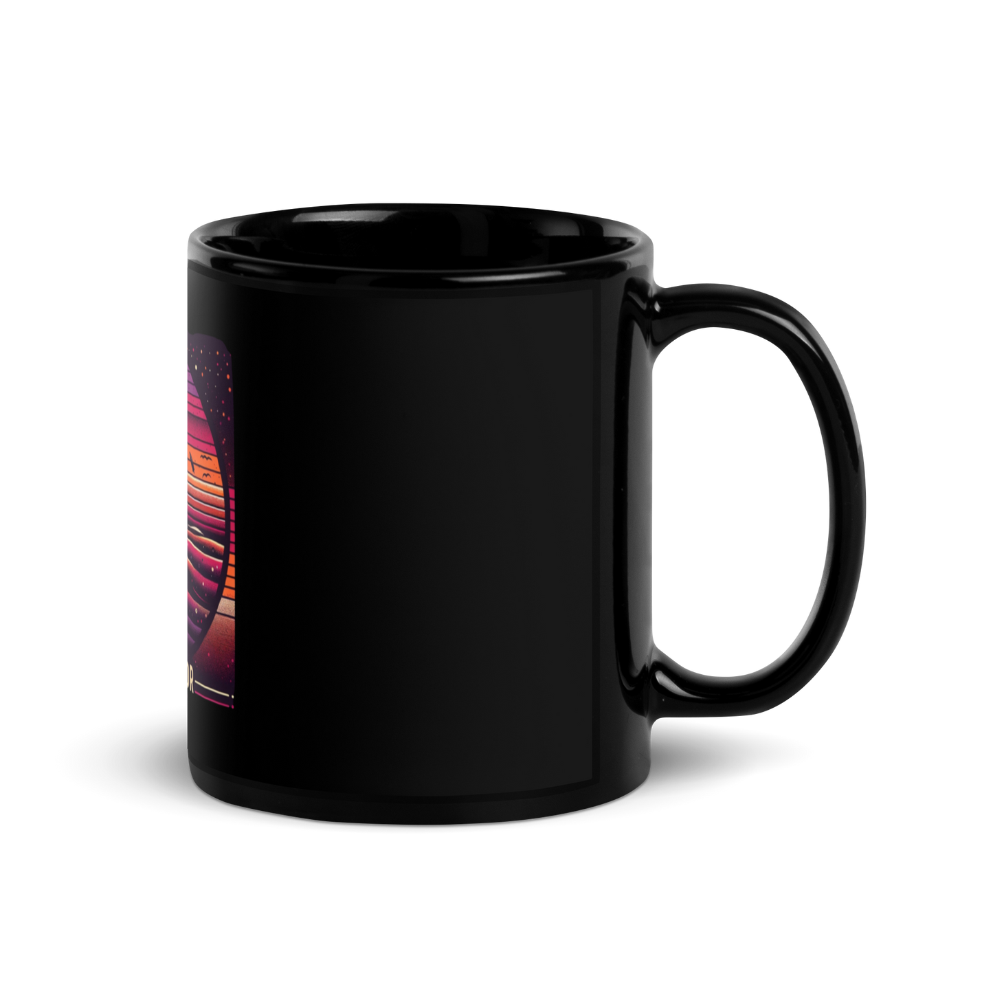 Black Glossy Mug