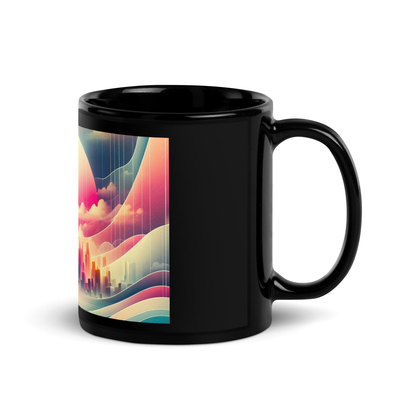 Black Glossy Mug