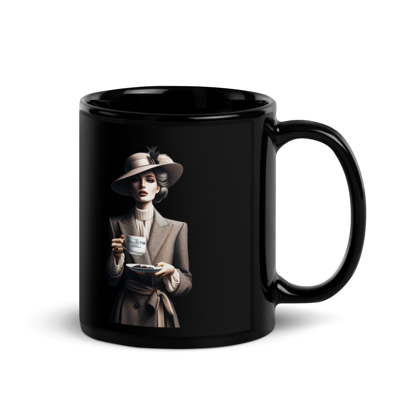 Black Glossy Mug