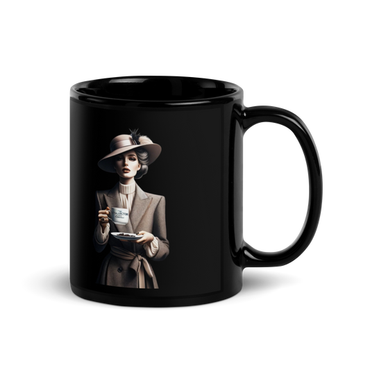 Black Glossy Mug