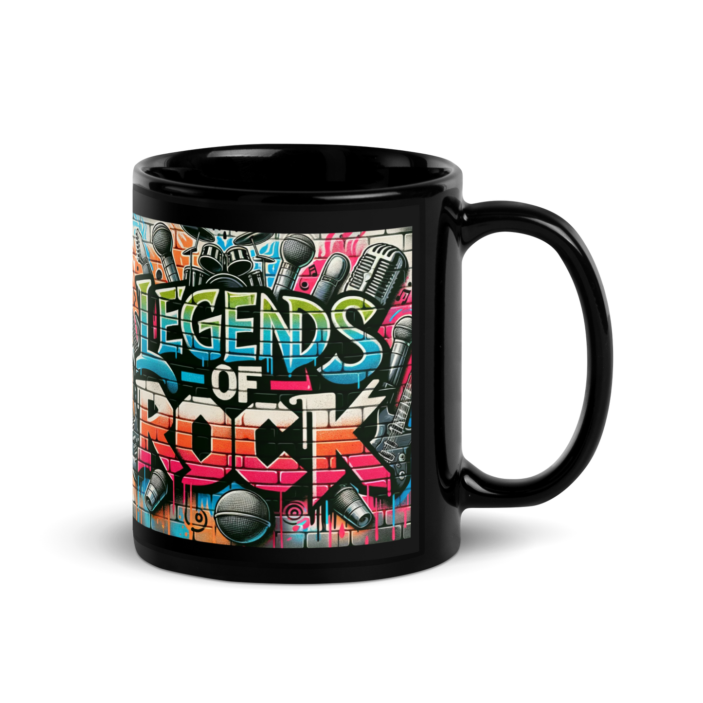 Black Glossy Mug