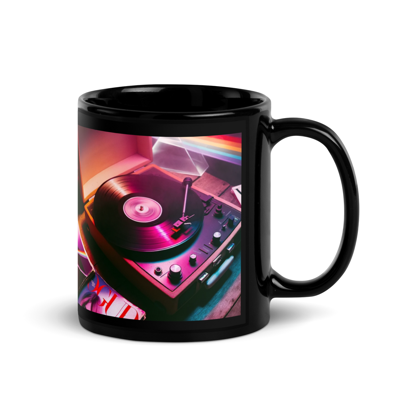 Black Glossy Mug