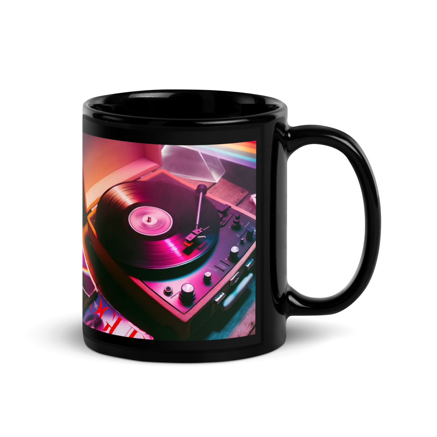 Black Glossy Mug