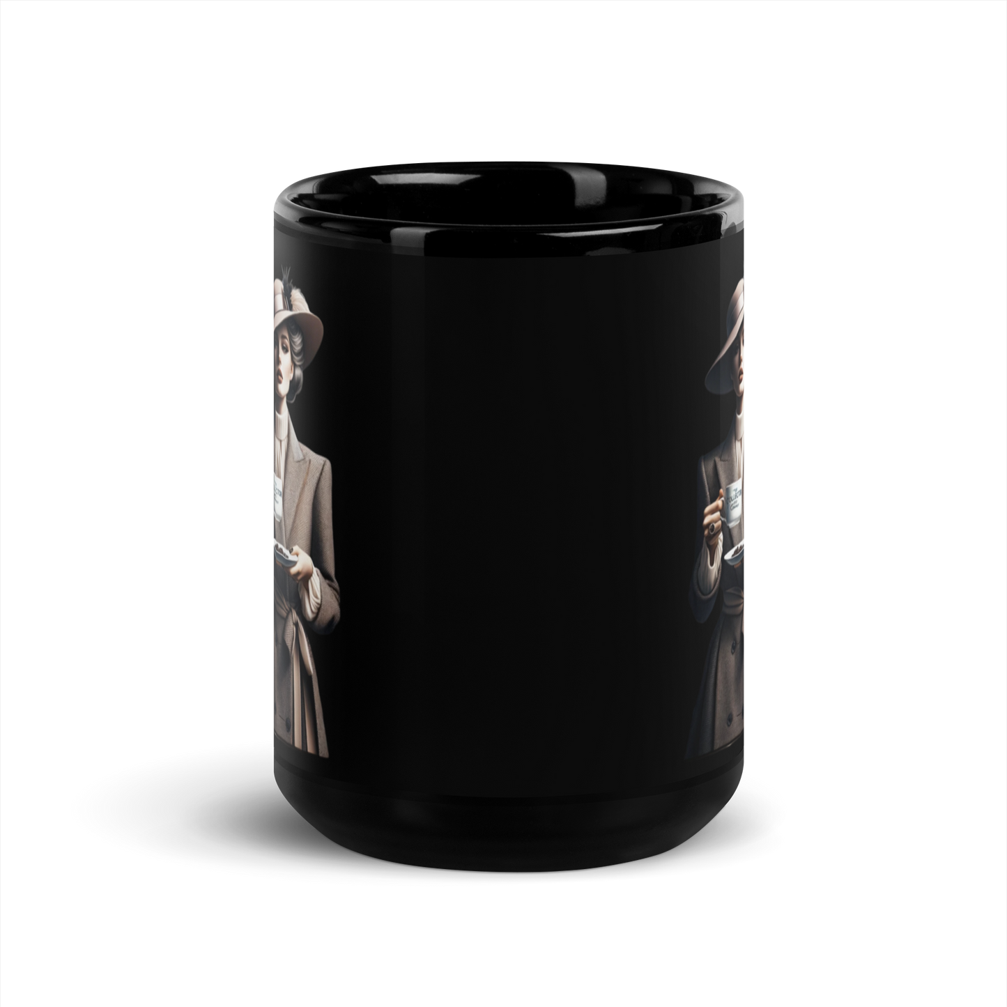 Black Glossy Mug