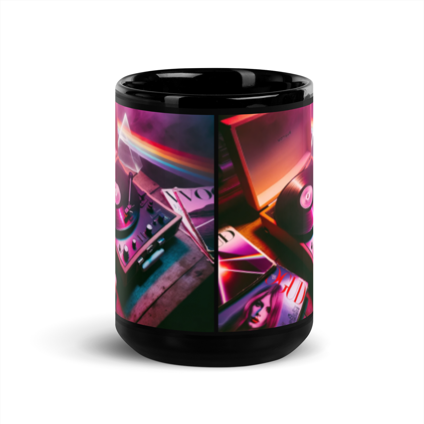 Black Glossy Mug