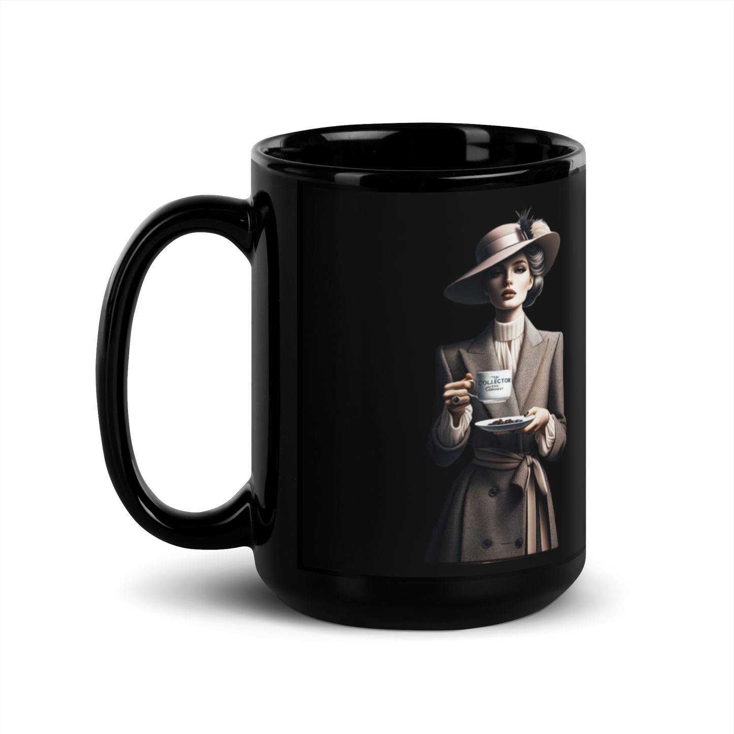 Black Glossy Mug