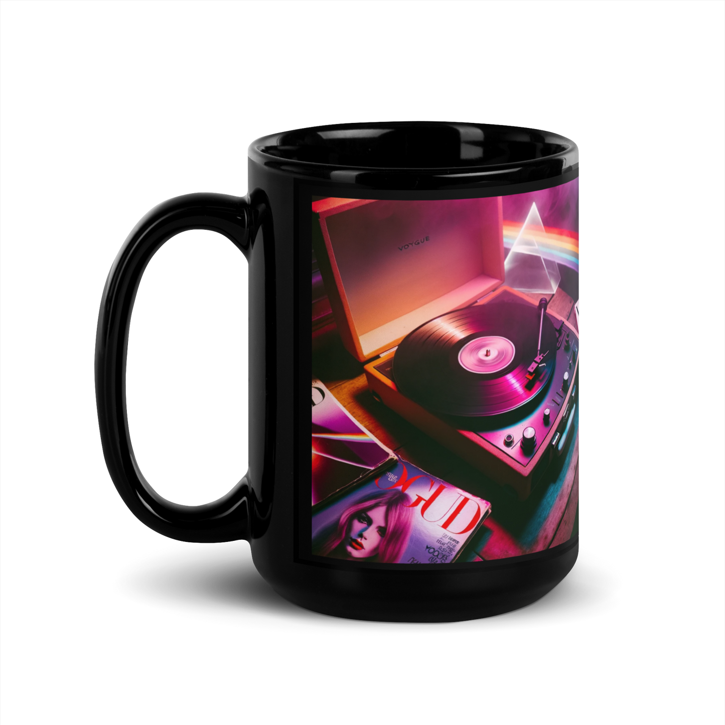 Black Glossy Mug