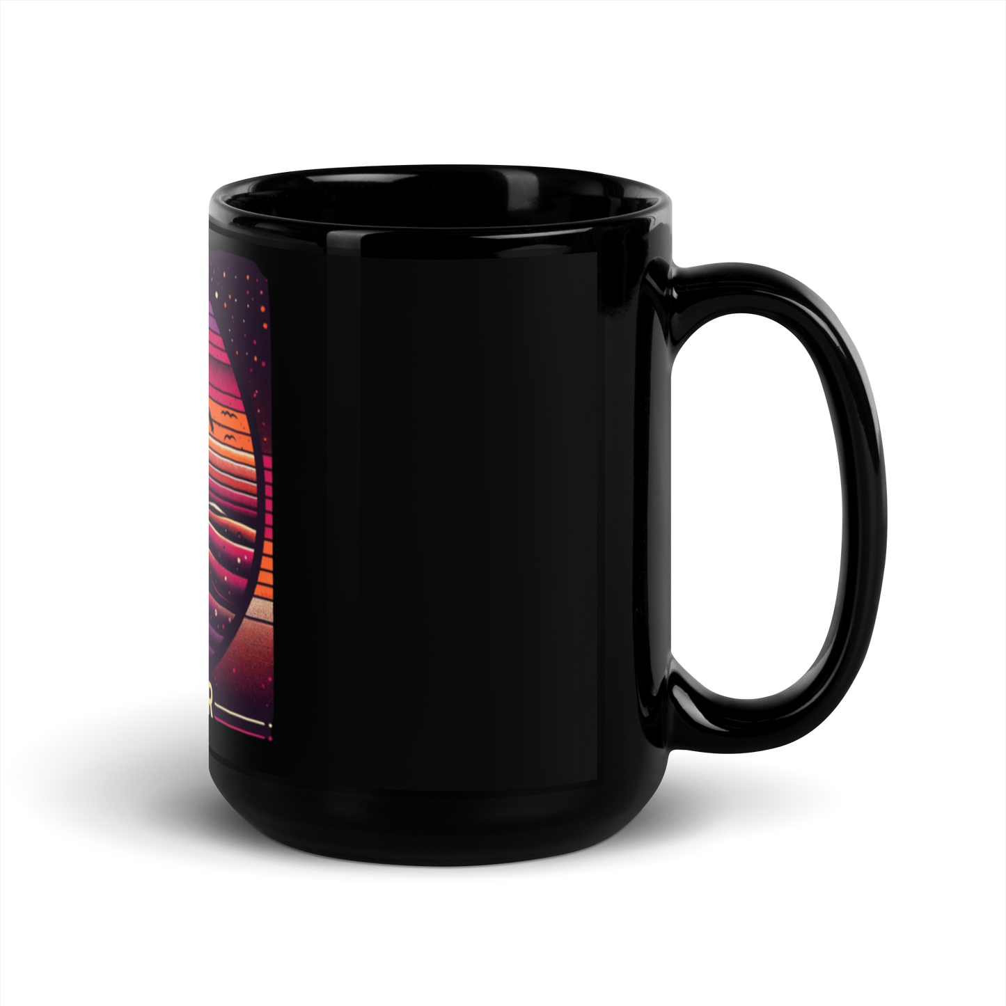 Black Glossy Mug