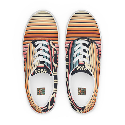 Men’s lace-up canvas shoes